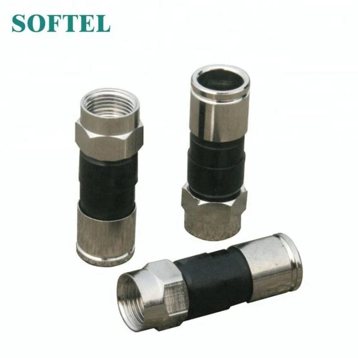 RG59 RG6 komprimeringsanslutningar