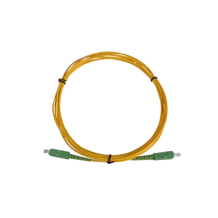 SC / APC Singlemode 3m Simplex Patch Cord