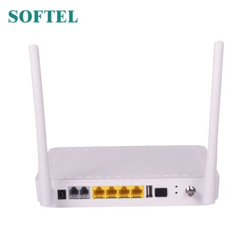 1GE 3FE CATV Wifi GPON ONT med 2 potter