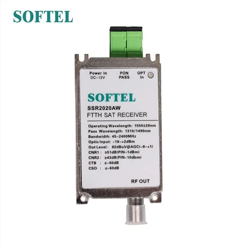 Fiberoptisk satellitmottagare